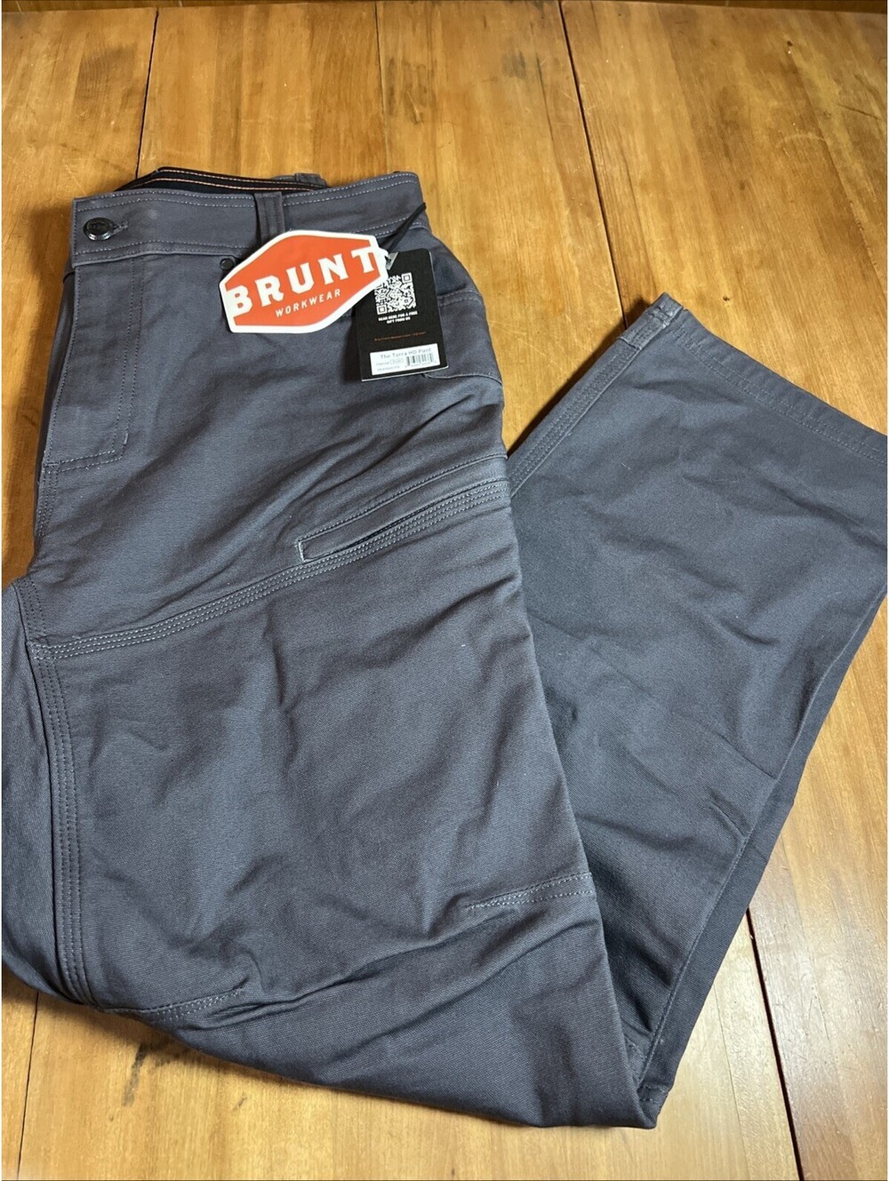 Brunt Workwear The Torra HD Charcoal Pants 31x30, New
